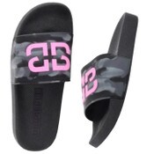 Wholesale - *OUTSIDE OF CA* MEN GREY CAMO SLIDE SANDALS SIZE 6-11 C/P 12, UPC: 853189376943